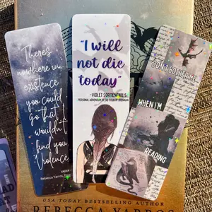 Fourth Wing Card Stock Bookmarks