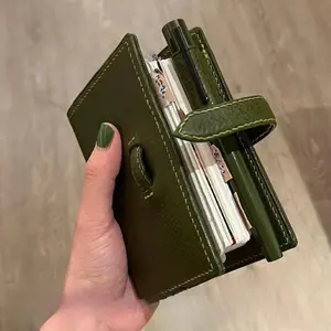 Olive Green M5 Loose-leaf Hand Ledger Notebook Notepad Schedule Plan Diary Pocket Book Thickened Creative Design Planner Notebook