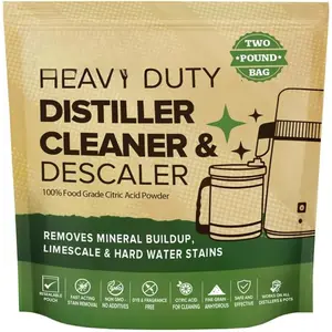 Citric Acid for Cleaning & Descaling Water Distillers, Kettles, Pots, Boilers, Dispensers, Citrus Acid  Descaler, Removes Limescale, Mineral Buildup, Hardwater Stains,  Fast 2LB Bulk