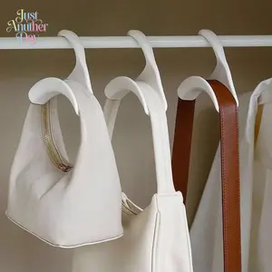10PCS Purse Hooks for Closet, Japanese Style Bag Hangers, Space-Saving Storage Hooks for Handbags, Scarves, Hats & Jewelry, Wardrobe Organizer