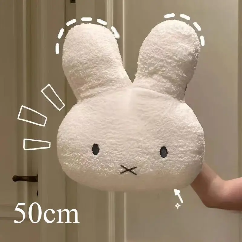 Miffy Cushion Plush Miffy Ornament Soft Pillows for Sofa Room Decorations Cute Miffy Toys Accessories Chair Cushion Gifts 미피