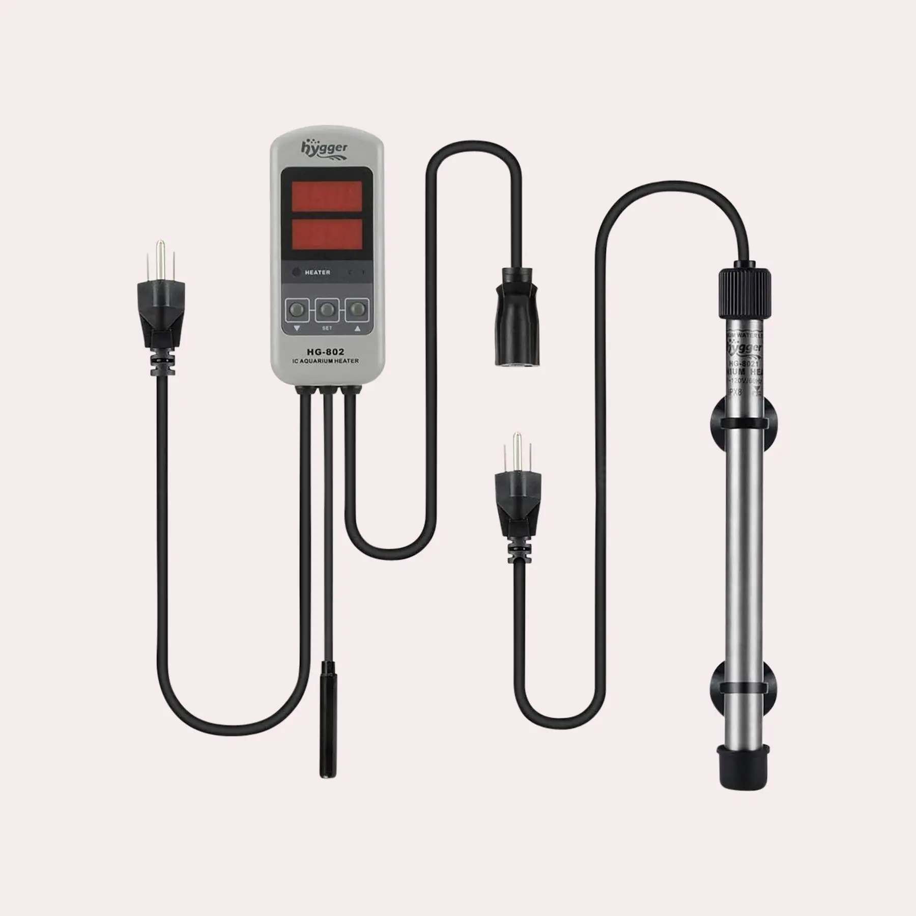 Hygger Submersible Titanium Pinpoint Aquarium Heater