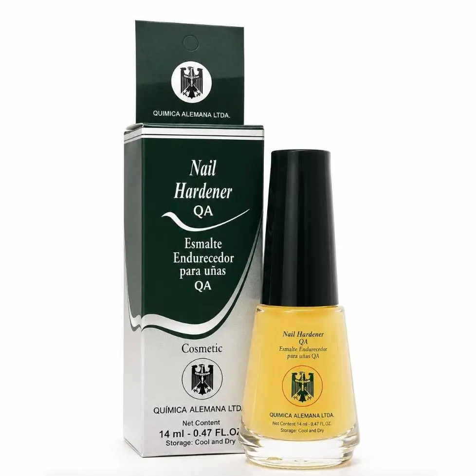 Quimica Alemana Liquid Nail Hardener Polish - Salon Quality Nails, Flawless Care for Youth Routine, 0.47 Fl Oz