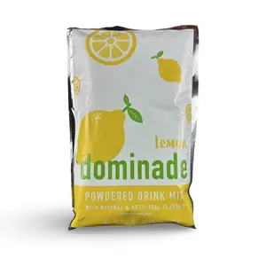 Dominade Bulk Lemonade Powdered Lemon Drink Mix | 3x Huge 21.6 Oz Pouches (90 Servings)