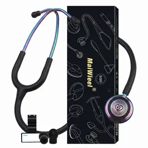 MaiWieel-Classic Lightweight Dual Head Stethoscope for Nurses, Nursing Students, Doctors, EMT, Medical and Home Use, Soft Ear Tips, Double-Sided Chestpiece, Latex Free, Various Colors, Estetoscopio
