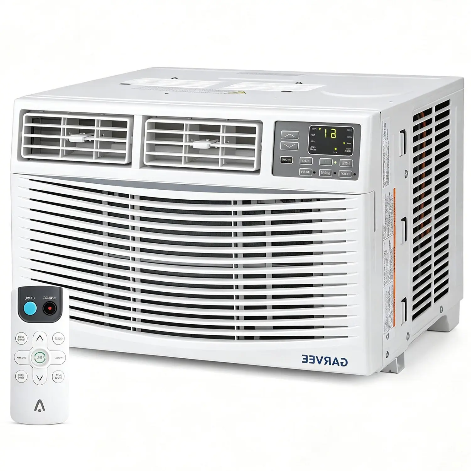 Garvee 6,000/8,000/10,000 BTU Compact AC Unit, Window Air Conditioner, Energy Saving Window AC, Smart AC with 3 Modes Cool Dry Fan Speed Control,Cools Up to 350/450 Sq.Ft,115v Mini Air Conditioner for Bedroom,Office,Home