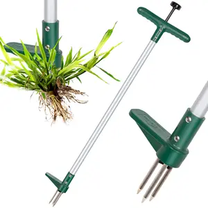 Walensee Stand-Up Lawn Root Puller – Heavy-Duty Garden Tool with 3 Claws – Effort-Saving Step-and-Pull for Dandelions & Deep-Root Plants – Fall Cleanup & Black Friday Gift Idea