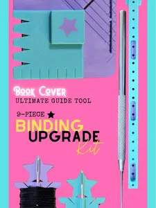 Book Cover Ultimate Guide Tool 9pc Binding Upgrade Kit