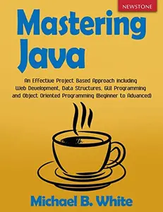 USED-Mastering Java: An Effective Project Based Approach including Web Development, Data Structures, GUI Programming and Object Oriented Programming (Beginner to Advanced) by Michael B. White (Paperback)