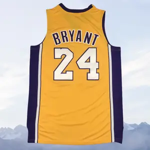 Men's stitched Basketball Jersey Men's Sleeveless Gold 2006-07