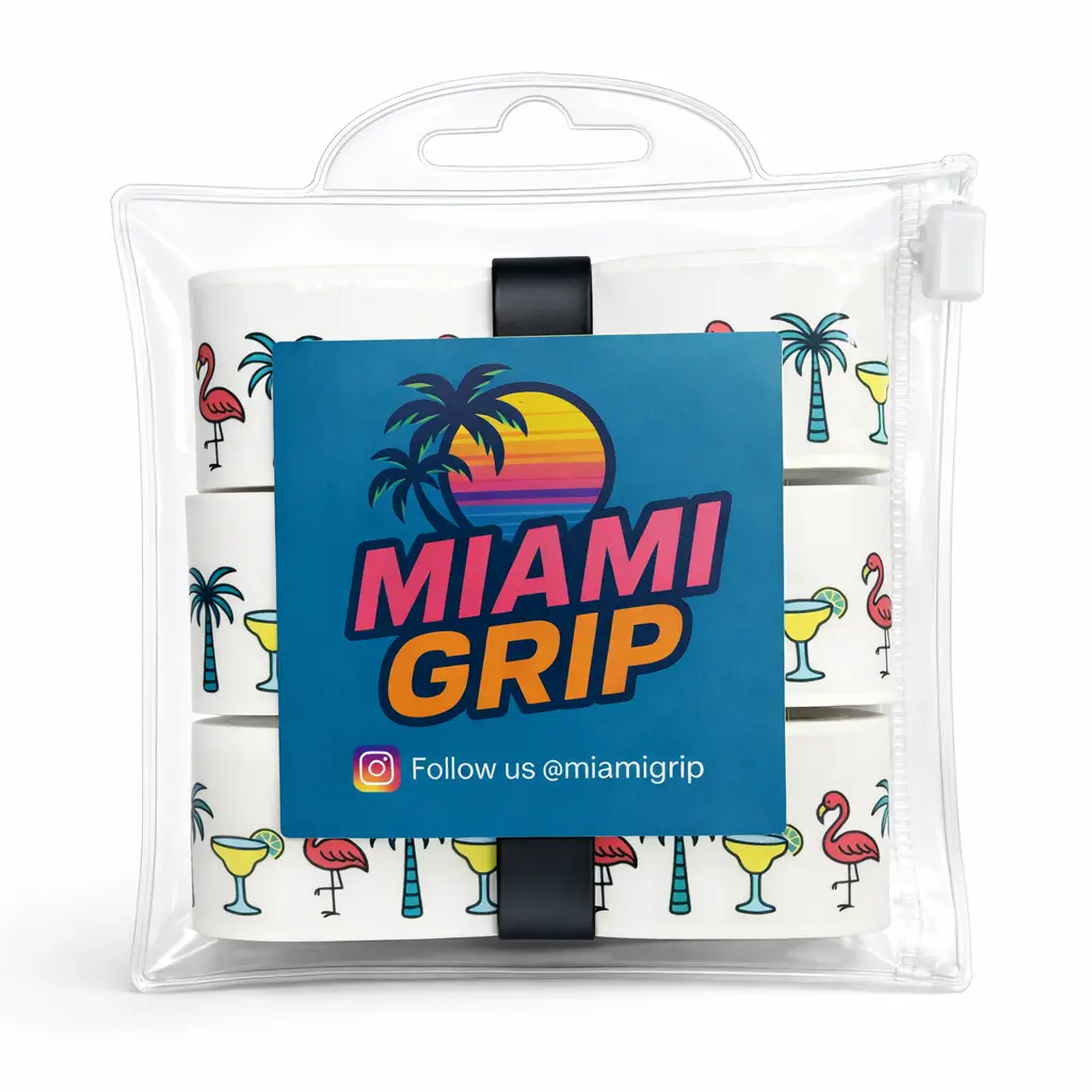 Premium Overgrip 3-Pack for Pickleball, Tennis, Padel, Beach Tennis & Badminton – Anti-Slip, Sweat Absorbent, Long Lasting