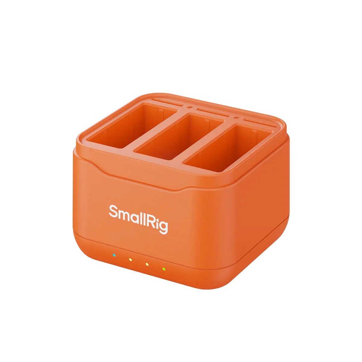 SmallRig CH-D1 Camera Battery Charger with Charging Protection for DJI Action 6/5 Pro/4/3, Osmo 360, Orange