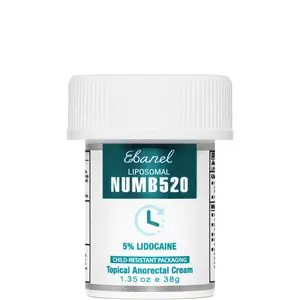 Ebanel Numb520, 5% Lidocaine Cream for Fast Pain, Itch & Burn Relief!