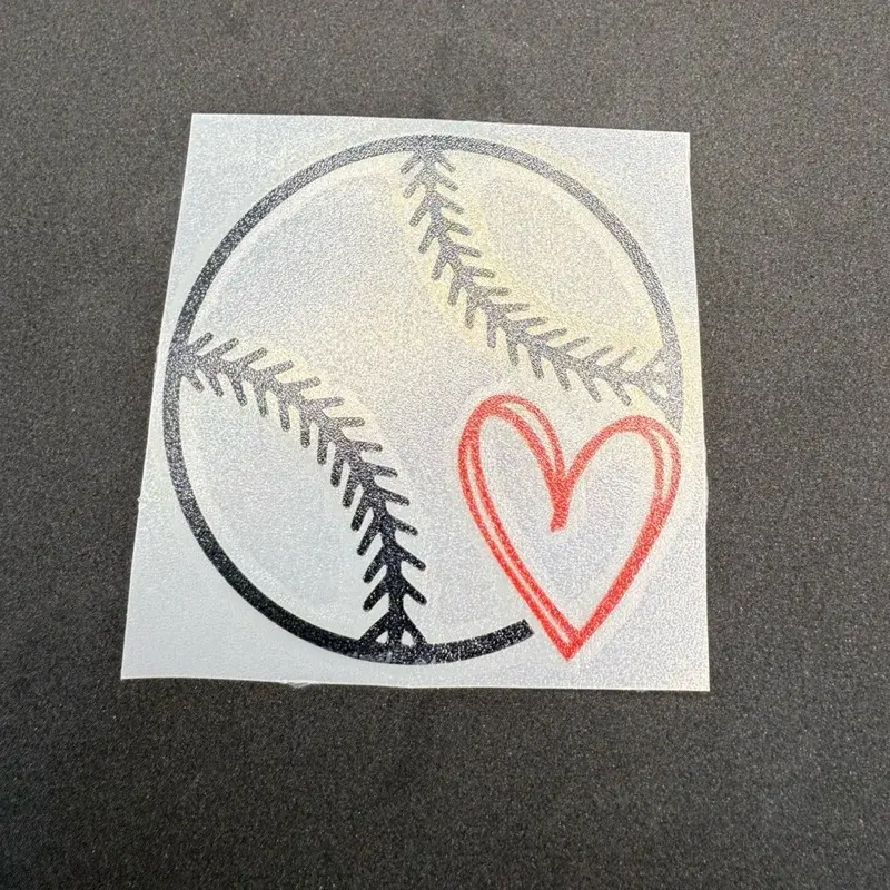 Baseball car decal Baseball car decal