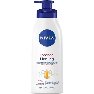 Intense Healing Body Lotion for Dry Skin, 72-Hour Moisturizing Lotion with Deep Nourishing Serum and Provitamin B5, 16.9 Fl Oz Pump Bottle