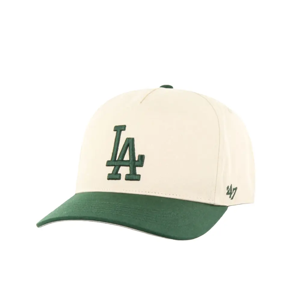 Los Angeles Dodgers Unisex Structured Snapback Cap - 2-Tone Hitch, Snug Fit, Garment-Washed Cotton Twill, Curved Brim, Flat LA Logo (B-FHTTT12GWP-NT) | Sports Style, Streetwear Graphic, Retro Sports, Baseball Style Hats, Sports Style Hats