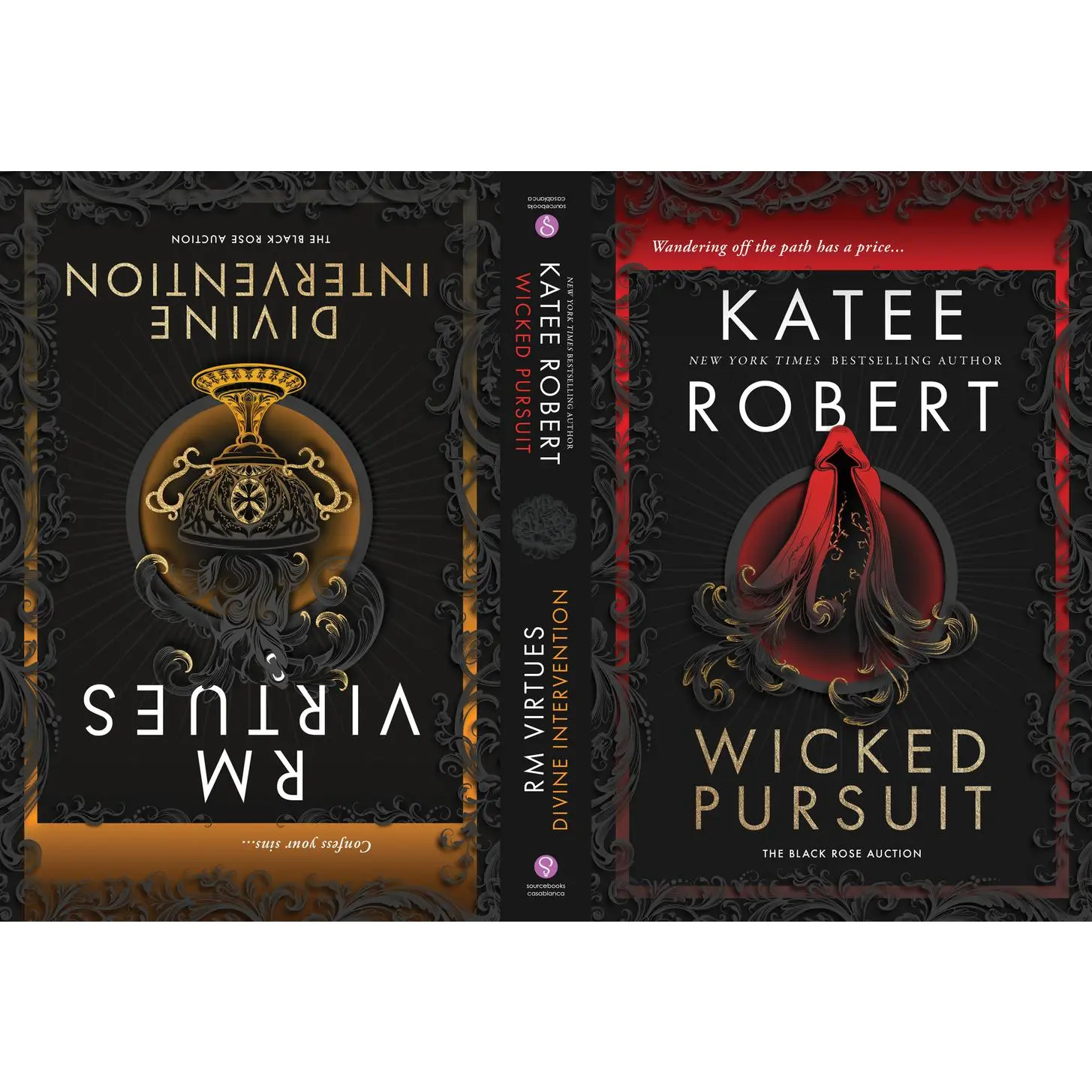USED Book - Wicked Pursuit & Divine Intervention (Deluxe Edition) by Robert, Katee (Paperback) - english