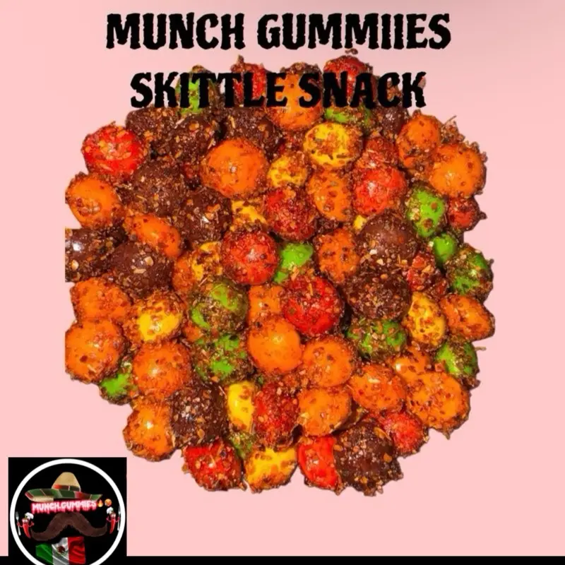 Munch gummies ~ spicy SKITTLE SNACK