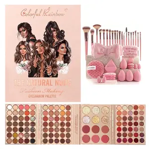 The Natural Nude Mega Eyeshadow Palette - 117colors Blendable Tones Ultra Pigmented Matte & Shimmer Finishes for Effortless Makeup Looks  eye shadow