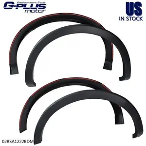 4pcs Factory Style Wheel Fenders Flares Kit Fit For 2009-2014 Ford F150 Black