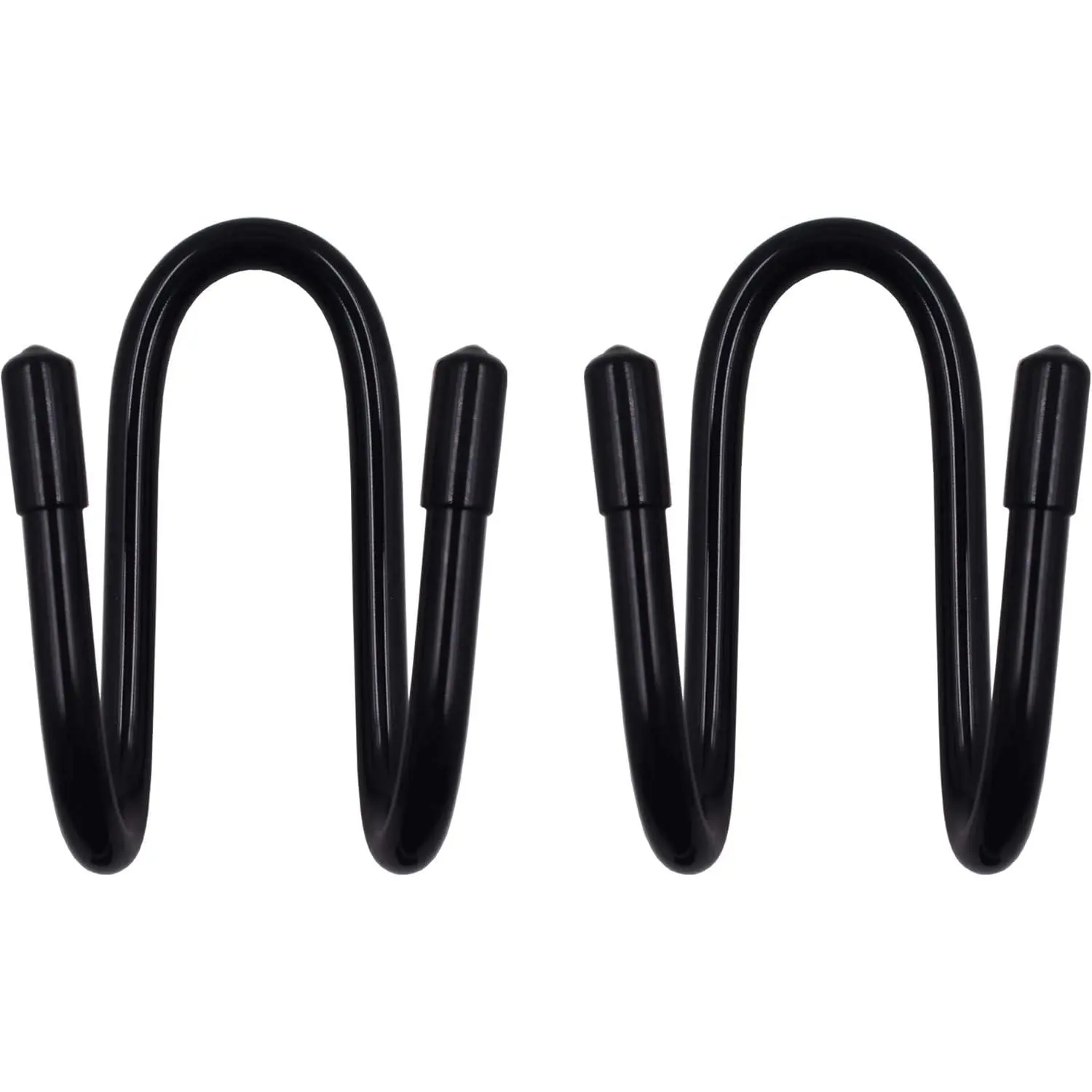 Flexible Over The Seat Hard Hat Rack Holder  Seat Hanger Headrest Hanger Headrest Hook (Black X 2 Pack)