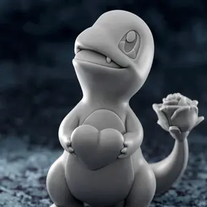 Valentine’s Day Charmander (Not Painted)