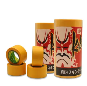 Orange Precision Masking Tape 1.5" x 16.4 Yards (15m) - Narrow Adhesive for Detail Painting, Crafts & Labeling - No Residue, Not Writable Surface，OIL-INFUSED BARRIER LOCKS OUT PAINT BLEED，ZERO RESIDUE AFTER 14 DAYS