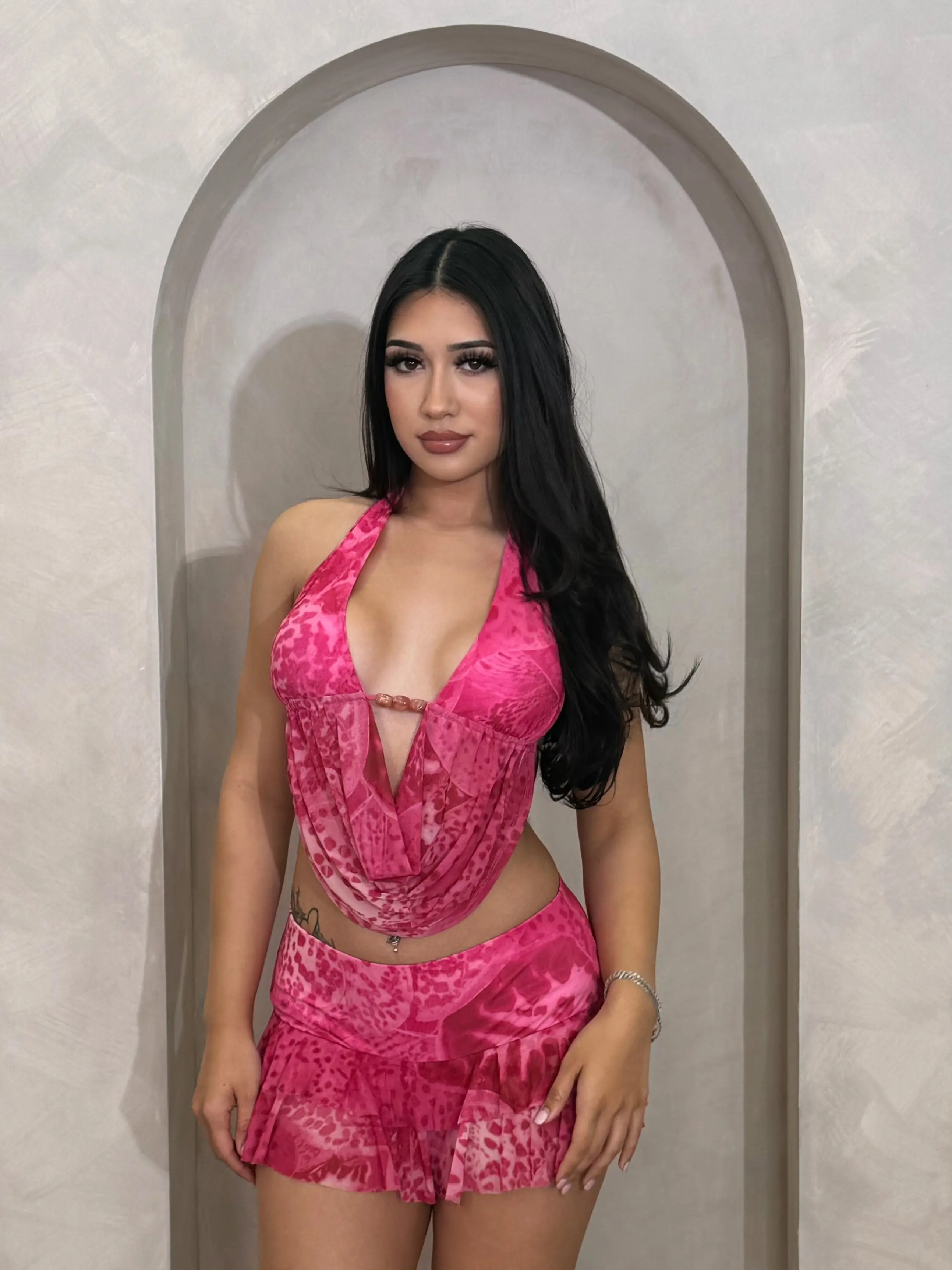 Giselle Skirt Set (Pink)