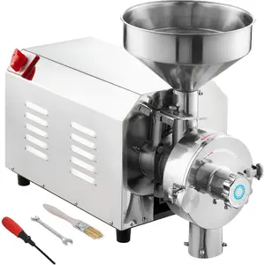 VEVOR Soybean Grinder Commercial Grinding Machine for Spices 2200W Corn Mill Grinder 50 KG/H Stainless Steel Industrial Flour Milling Machine for Pepper Soybean Peanut Corn GrainsVEVOR Super Brand Day