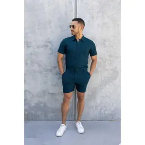 The Onyx Romper | Zip Up