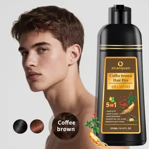 Vegan Semi-Permanent Coffee Brown Hair Color | 100% Resistant Gray Fix | Ammonia/Alcohol-Free | 500ml |