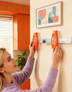 Picture Hanging Tool with Level – Hang Frames Perfectly Every Time!Easy Alignment Hanging Tool with Built-In Level for Home Decor Installation