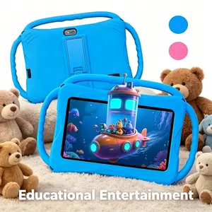 2026 New Android Learning Tablet for Preschoolers, Parental Controls, Dual Cameras, Wi-Fi, Touchscreen Android Tablet, 7-inch Kids' Tablet with Durable Triple-Grip Shock-Resistant Case, Best Tablet Gift for Kids' Entertainment