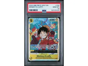 2024 One Piece 500 Years In the Future Monkey D. Luffy #OP07109 PSA 10