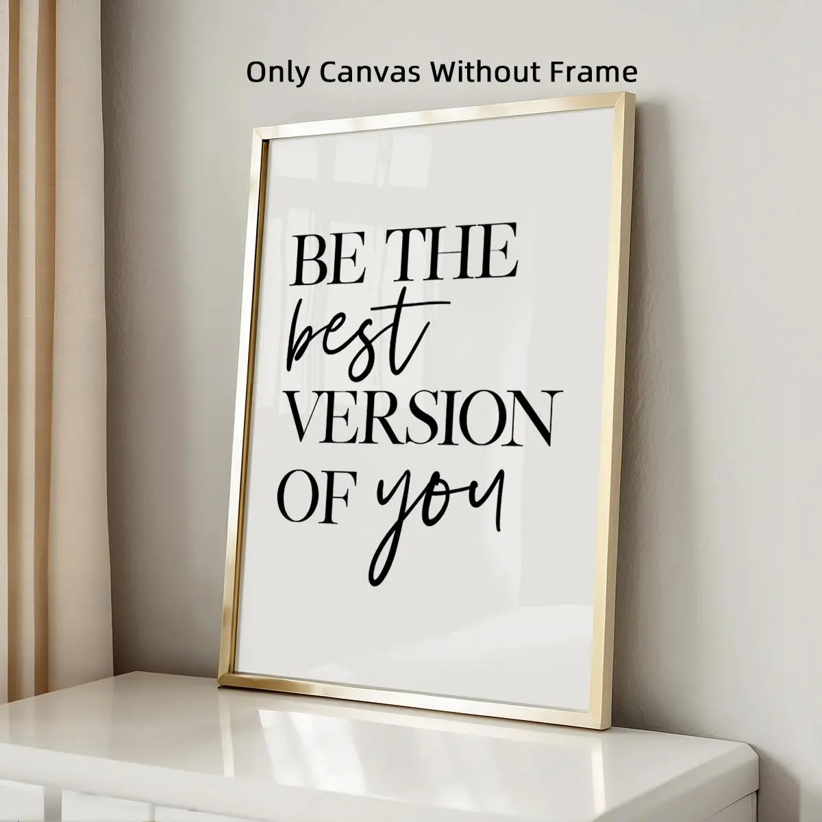 Canvas Painting, Inspirational Quotes Wall Art, Quote Prints, Motivational Poster, Unframed Art Print, Wall Art for Home Living Room Bedroom Office Dorm, Decor, Modern Home Decoration, Modern Home Decor