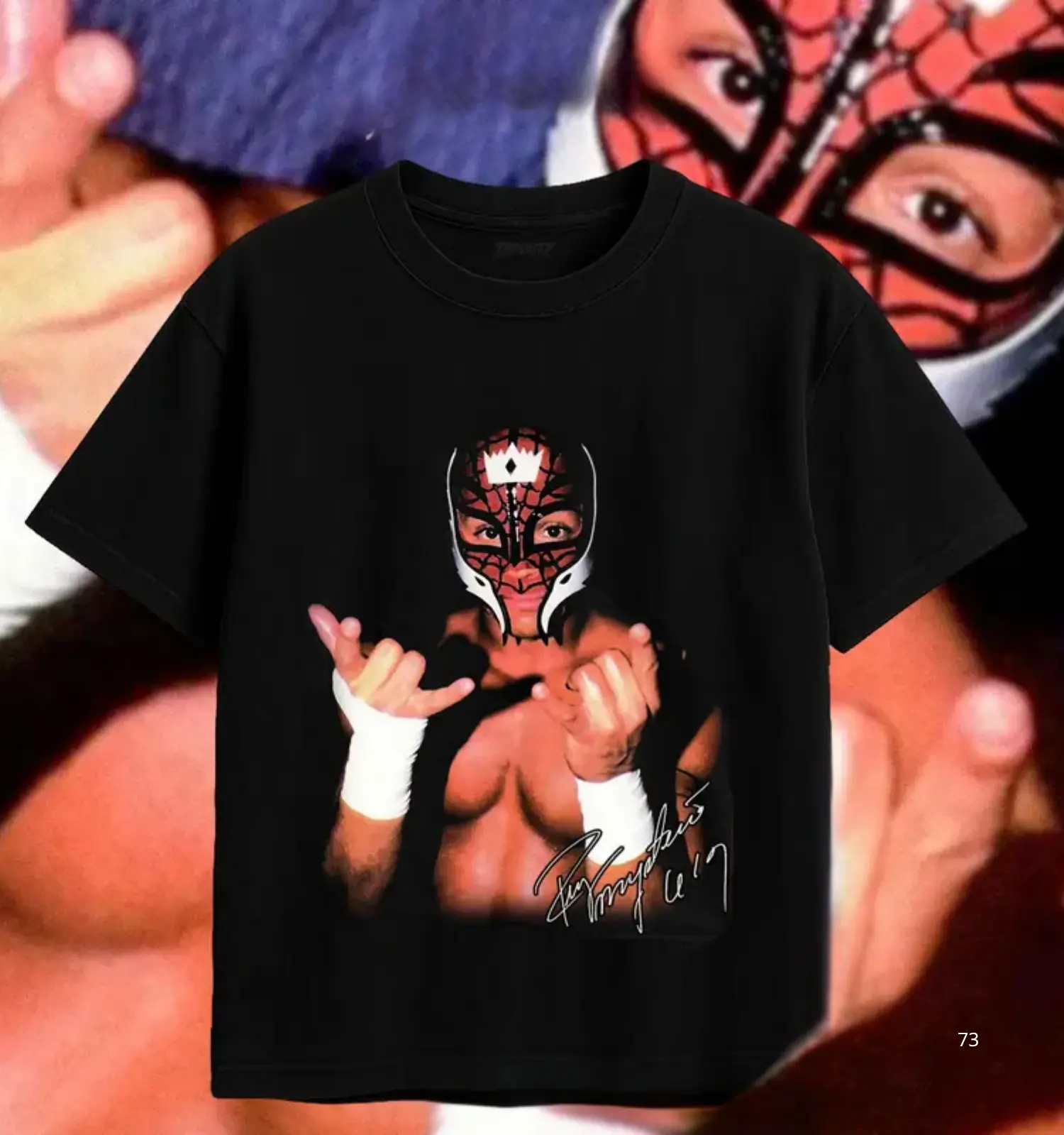 Rey Mysterio Signature 619 Unisex Heavy Cotton T-Shirt, Regular Fit, True to Size, Breathable, Casual, Lightweight,