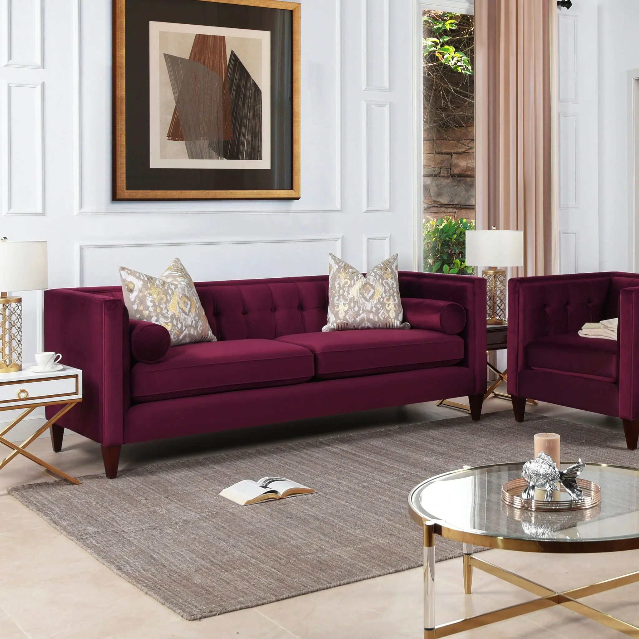 Jack - Modern Tuxedo Tufted Sofa Jack - Modern Tuxedo Tufted Sofa