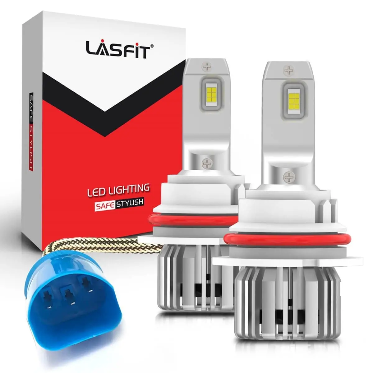 Lasfit 50W 9007 HB5 LC Plus Series | 5,000LM 6000K LED Bulbs
