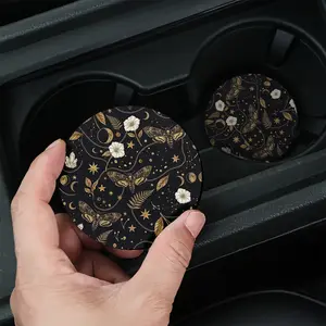 Unique Creative Car Coasters, Exclusive Decoration, Birthday Gift, Christmas Gift, Thanksgiving Gift, Valentine's Day Gift, Anniversary Gift, Interior Accessories for Car