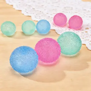 Pink Squishy Dumplings - Handcrafted TPR Grape Beads Crystal Mochi Ball Fidget Sensory Grippie Set, Stress Relief Relaxation Sleep Aid for Gift Giving (Toys & Hobbies Classic Novelty Capsule Toy), Squishy Dumplings Pink