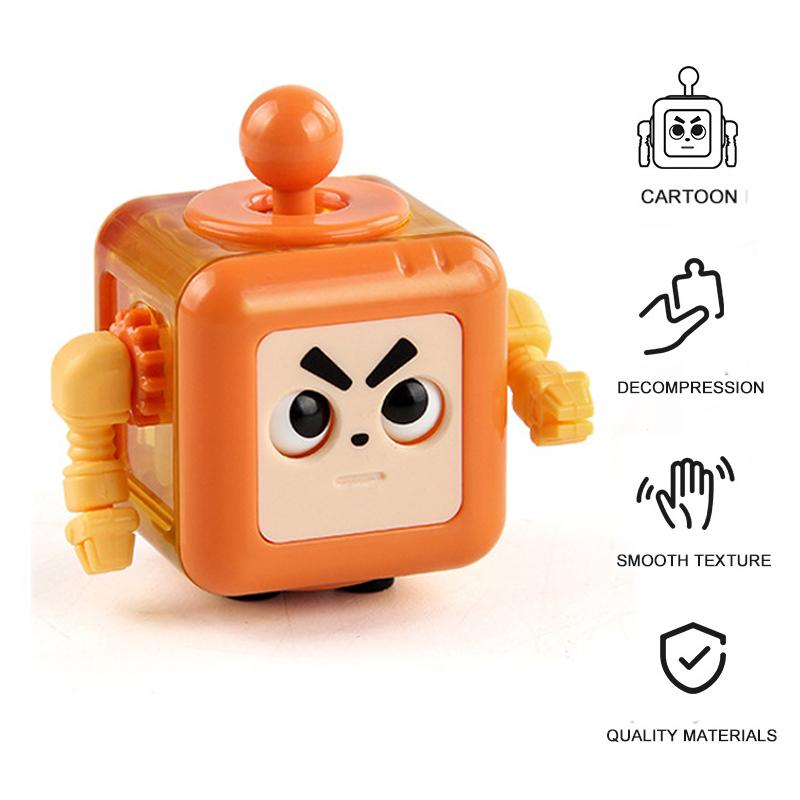 6/12 Sides Cube Decompression Toy Rainbow Stress Relief Autism ADHD OCD Anxiety Sensory Toys Fingertip Desk Toy for Kids Adult #TTMN