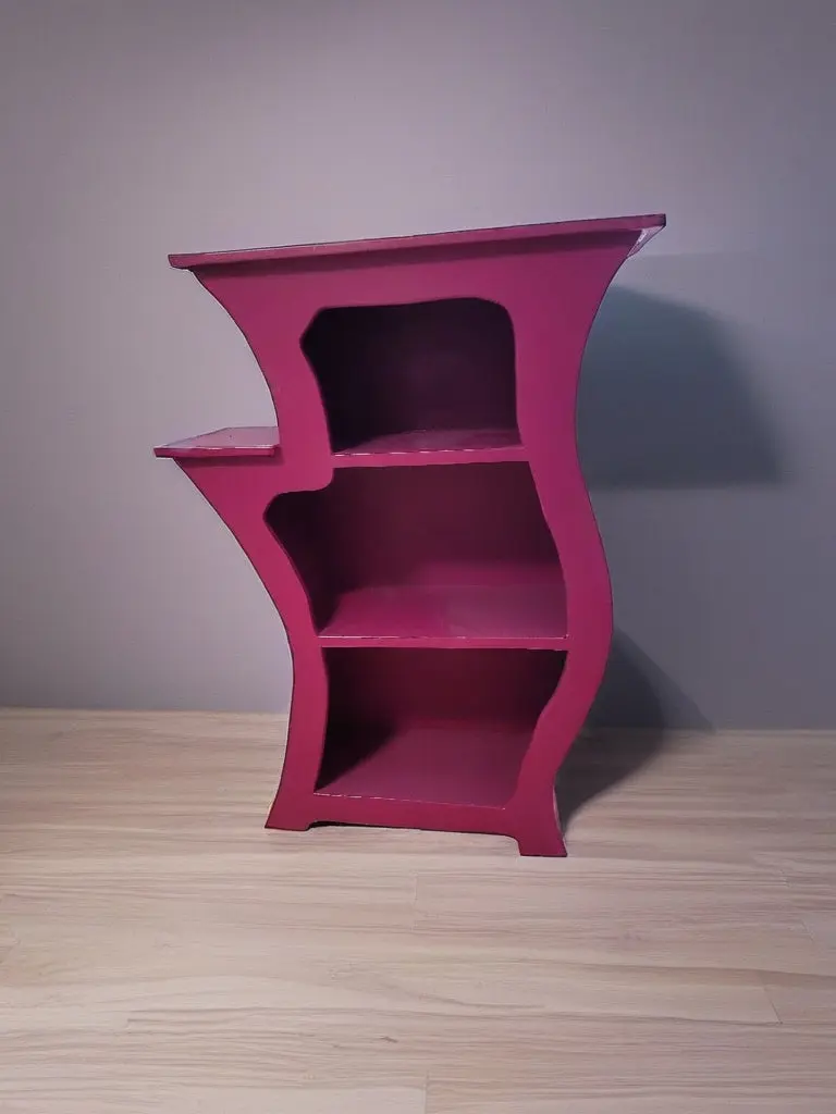 Dr Seuss Bookcase,  Handmade whimsical bookcaase.  One of a kind eclectic bookcase.  Very cool furniture