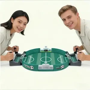 Interactive Tabletop Soccer Game Mini Foosball Board Game for Kids & Adults 2Player Fast Battle Toy Best Birthday Gift for Boys TOY HOBBY with 1x Soccer Battle Board 2 x Goal Nets 6x Mini Soccer Balls 1 x Sticker Set