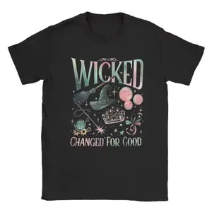 Changed for Good Wicked Graphic Tee Highlighting Iconic Musical Artwork