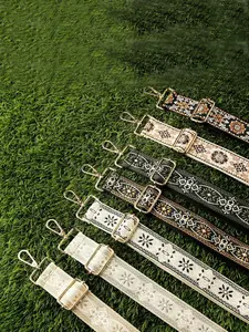 3.8cm Wide Floral Embroidered Shoulder Strap, Rotatable Detachable Adjustable, for Bag Camera Instrument Backpacks