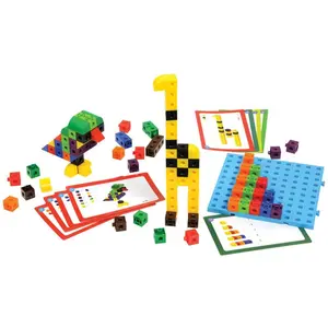 Kaplan Early Learning STEM Builder Series Build an Animal - 300+ Colorful Pieces and Activity Cards to Build a Variety of Animals and Patterns