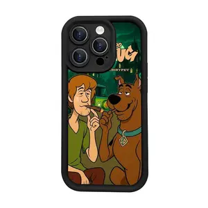 Y-Cute and humorous Sc00by D00 phone Case,Having good protective properties,for iPhone 16 15 14 13 12 11 17Pro Max,for Samsung S25 S24 S23 S22 Ultra,Protective Cover, Accessories, Smartphone