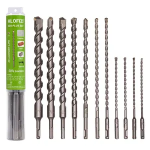 SDS Plus Bits Bits Set for Masonry Concrete Block Brick Stone, 12 inch