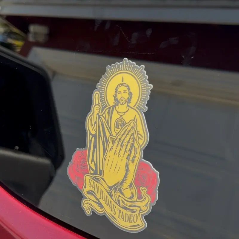 San Judas Vinyl Decal Sticker For Cars car stickers fade resistant
