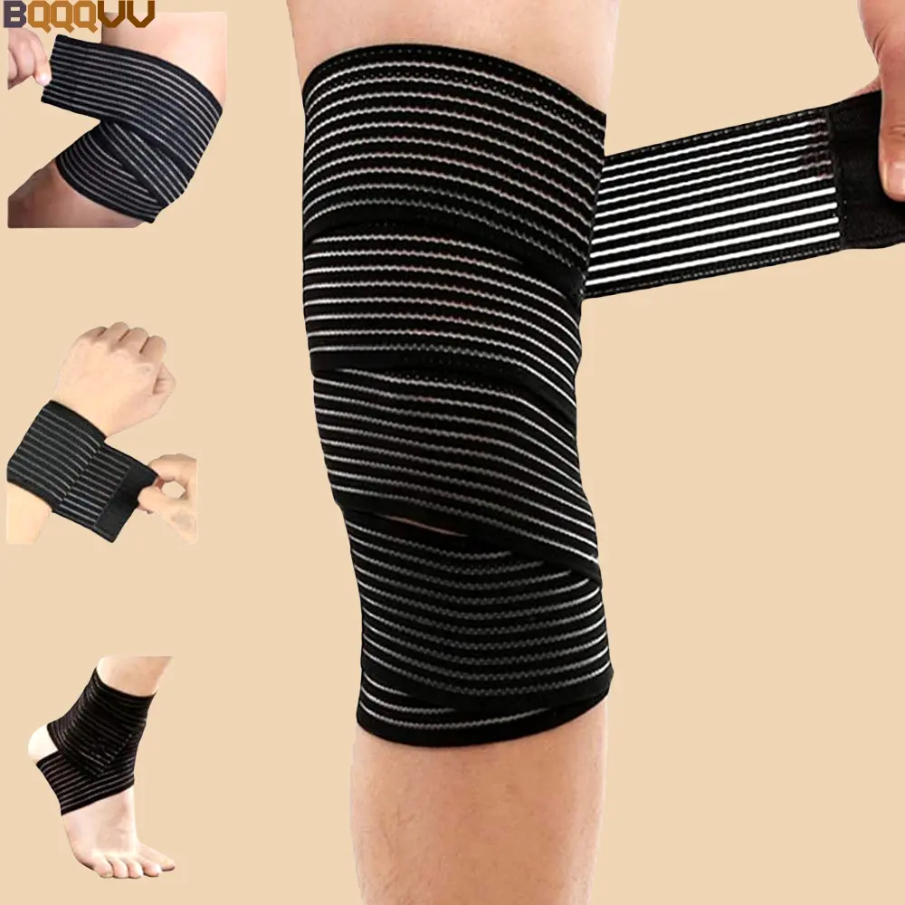 Full-Length 40-300cm Knee Elbow Support Wrap | Adjustable Strap for Sports, Gym & Fitness | Wrist Ankle Pain Relief Bandage Cuff